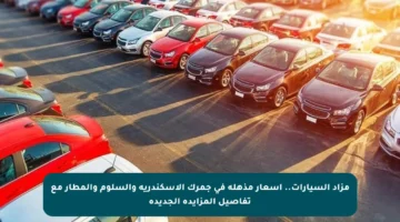 مزاد السيارات.. أسعار مذهلة في جمرك الإسكندرية والسلوم والمطار مع تفاصيل المزايدة الجديدة